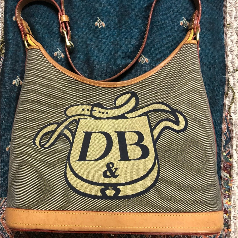 Fall Fave Dooney & Bourke Canvas & Leather Shoulder Tote